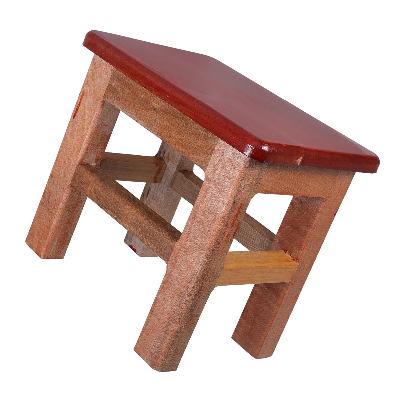 Tabouret et repose-pieds bois compact pour optimiser l'espace du dortoir