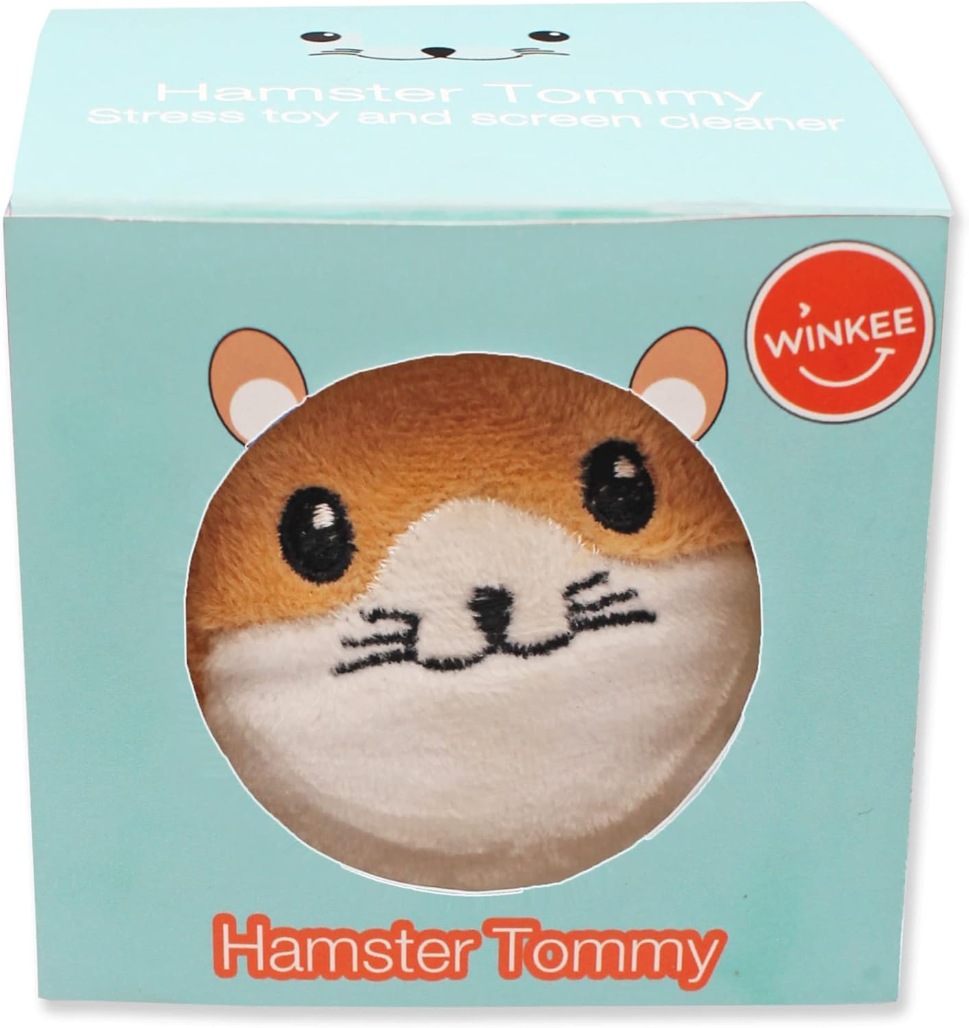 Winkee - Hamster Tommy - Screen Cleaner & Stress Toy I Cleanliness with a Touch of Fun
