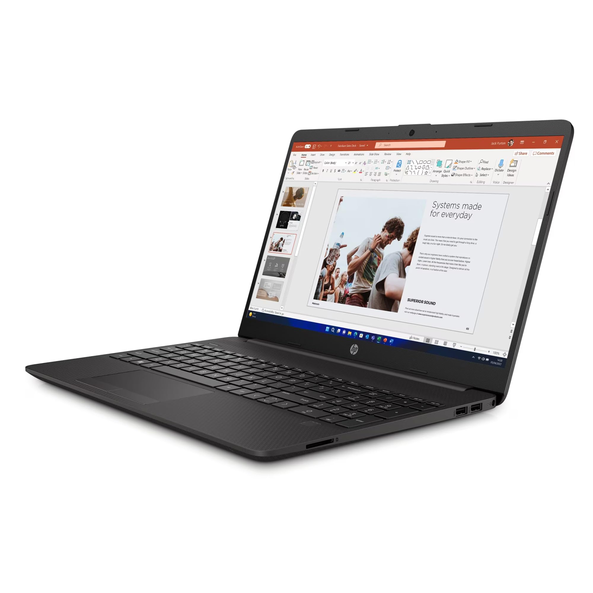 HP 250, Notebook Pc Portatile, Display FHD 15,6’’, CPU Intel Core i5, 16 GB Ram DDR4, 256 GB SSD e HDD 500Gb, Windows 11 Pro
