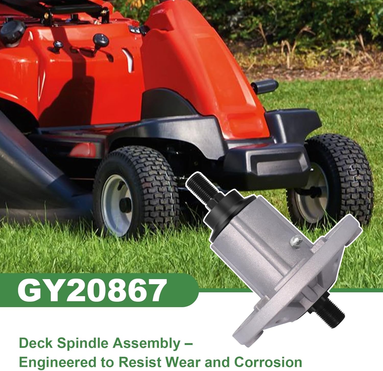Podoy GY21099 Spindle Assembly Compatible with John Deere 190C D170 G110 E180 LA150 LA175 54 Inch Decks GY20867 GY20592 285-883 (Pack of 3)