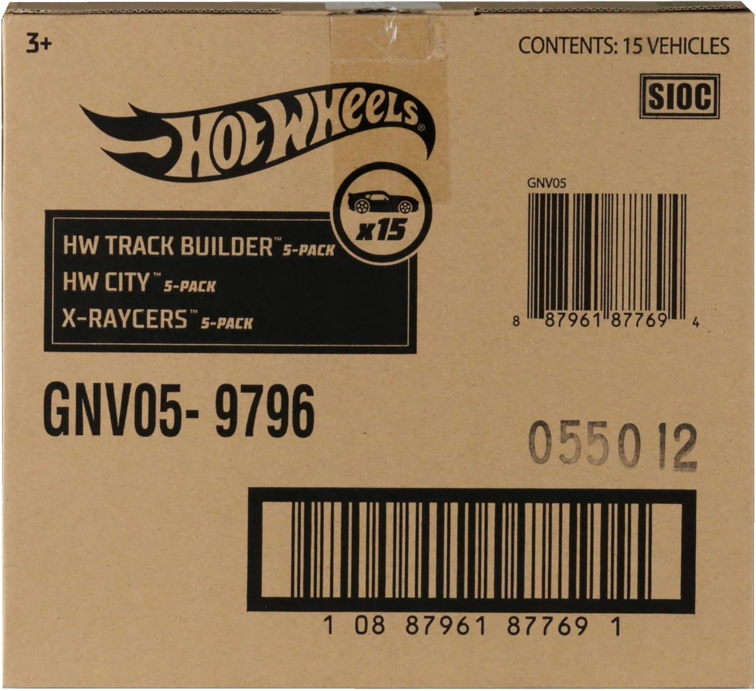 Hot Wheels Track Bundle City Track Builder X-Raycers 5-Pack 1:64 Scale Die-Cast Cars Collectors of All Ages Colorful Graphics Exclusive Great Gift Idea 3 Years and Older