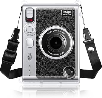 Rieibi Accessories for Fujifilm Instax Mini Evo Instant Camera Clear