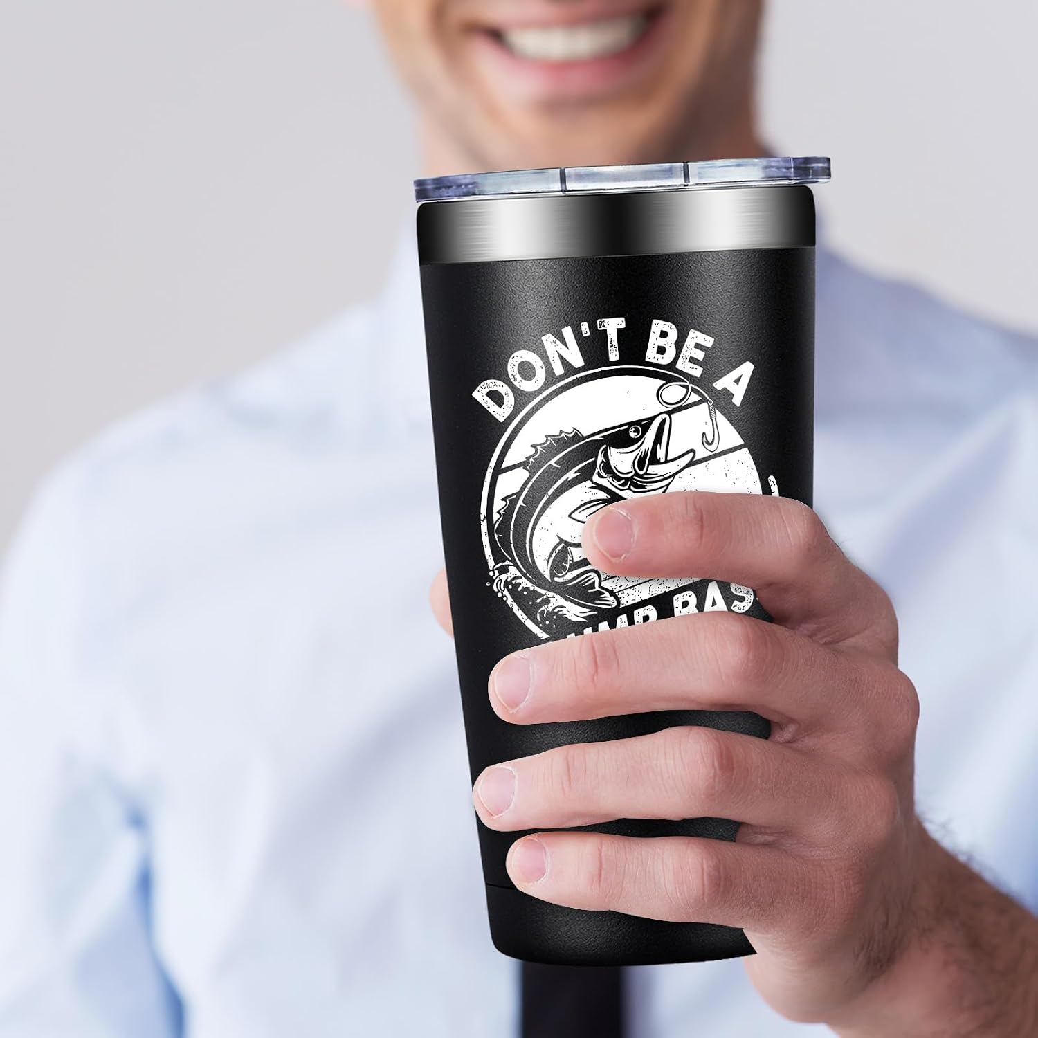 Grifarny Fishing Gifts for Men - Fishing Tumbler Cup 20 oz image 4