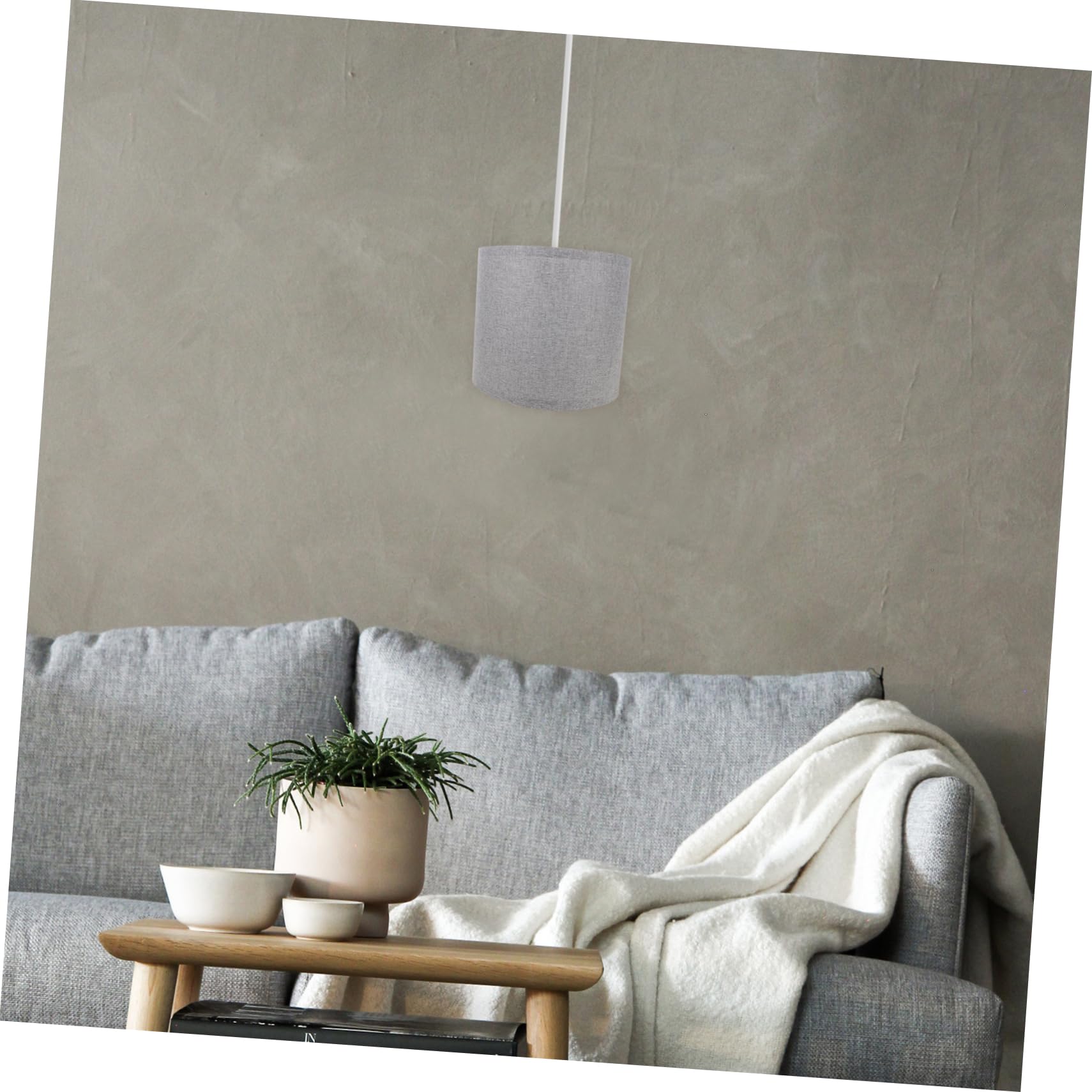 Uonlytech 2 Paralumi in Lino per Lampade da Tavolo e Terra, Luce Morbida, Design Smontabile, per Casa e Hotel