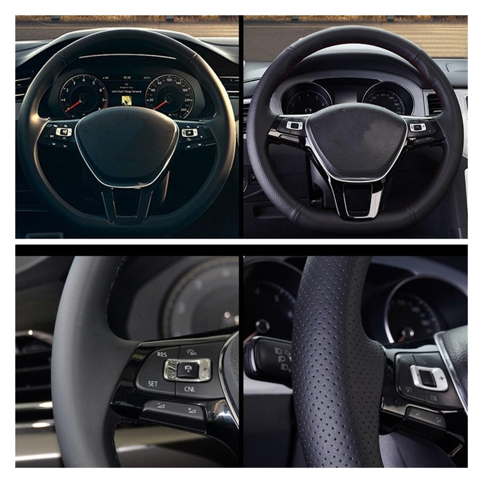 Coprivolante Per Auto Copertura Del Volante Dell'automobile In Pelle Microfibra Per Hyundai Per Veloster II Per I30 III 2018-2022 Per Elantra 2019-2023 Coprivolante (Colore : Blu