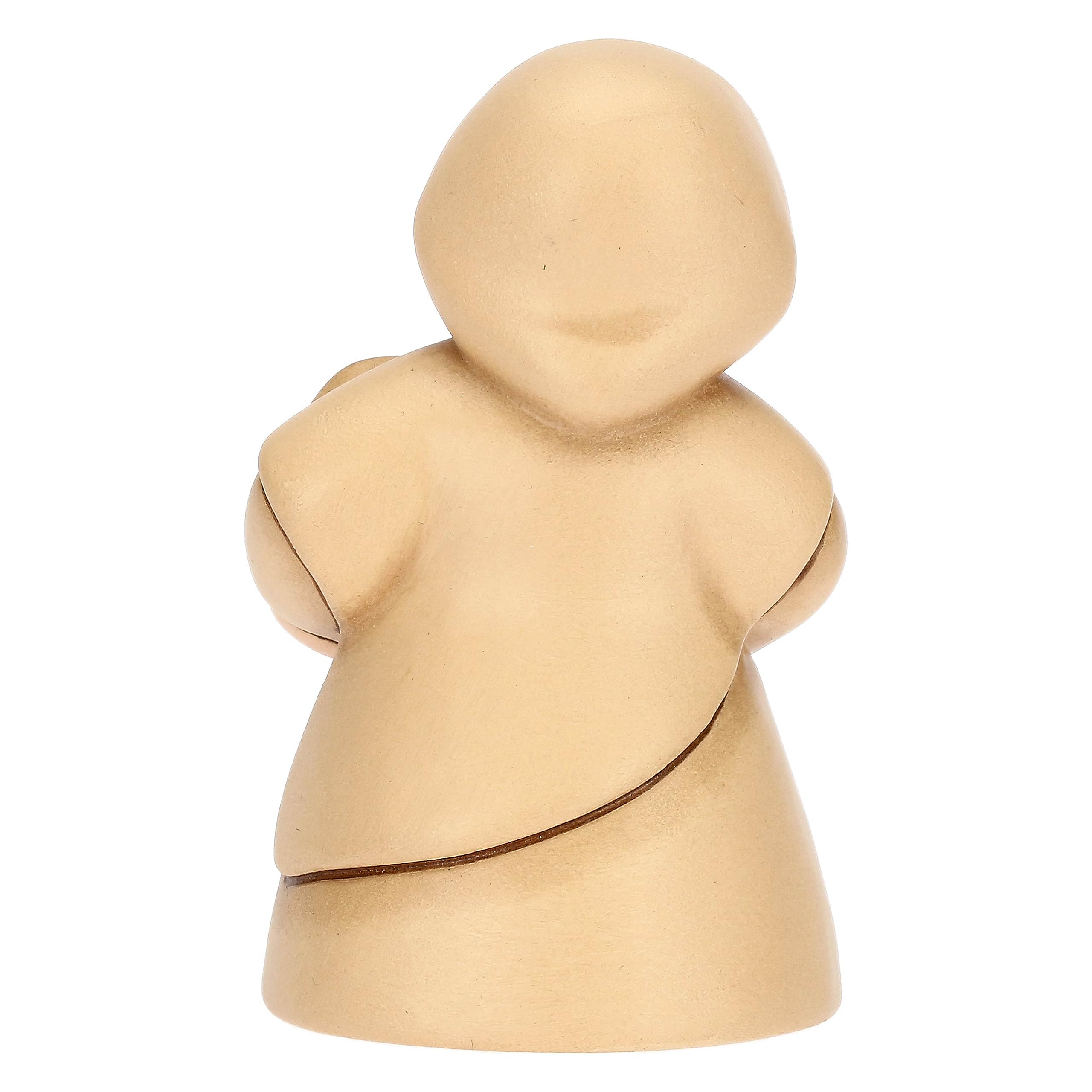 Statua Presepe THUN Donna Con Castagne - Ceramica Decorata A Mano, 8cm - Foto 8