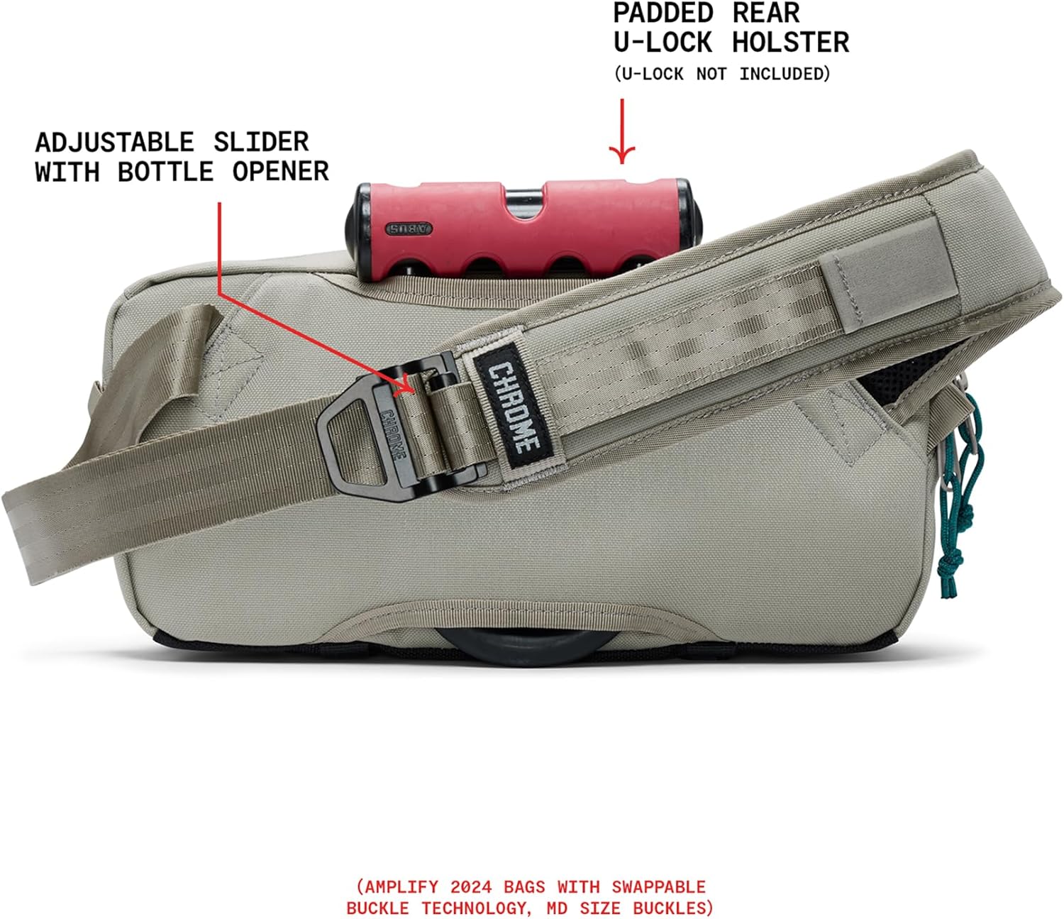 Chrome Industries Mini Kadet Sling Bag – Water Resistant Messenger Crossbody Bag - Image 6