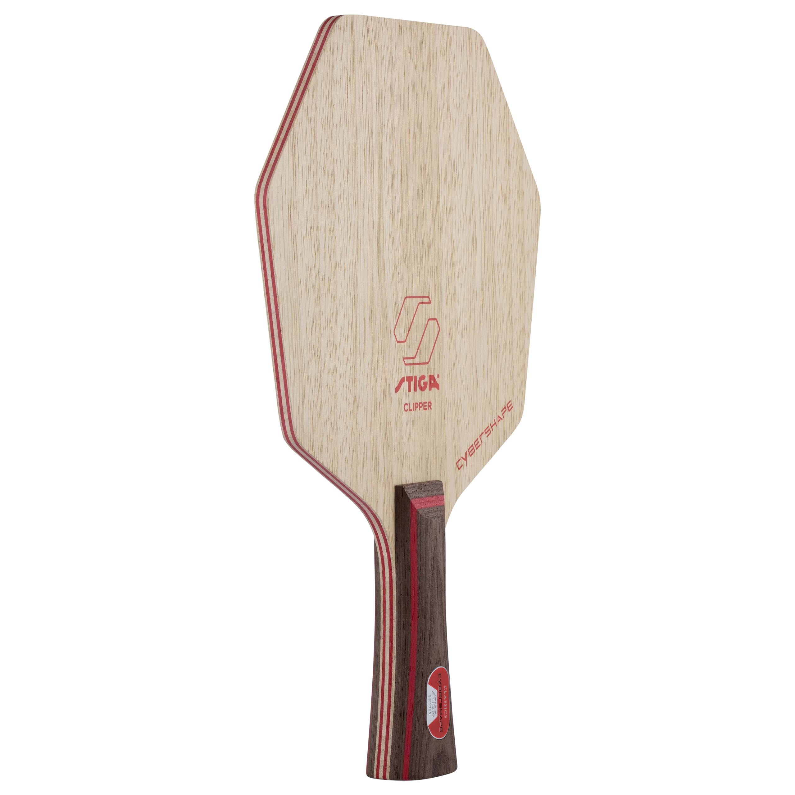 STIGA Cybershape Clipper - Hoja de tenis de mesa, hoja de madera rápida ofensiva para jugadores experimentados