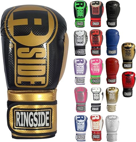 Miniatura 16 de Ringside Apex - Guantes de boxeo IMF-Tech con soporte seguro para la muñeca, guantes de boxeo sintéticos para hombres y mujeres