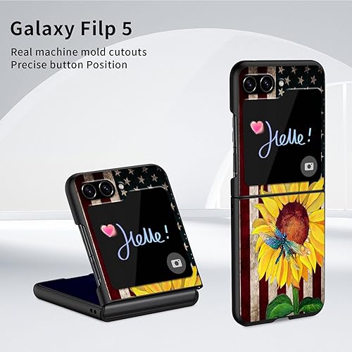 Miniatura 10 de Funda protectora para Samsung Galaxy Z Flip 4 4G, carcasa rígida de policarbonato ultrafina y duradera para Samsung Galaxy Z Flip 4 4G, león