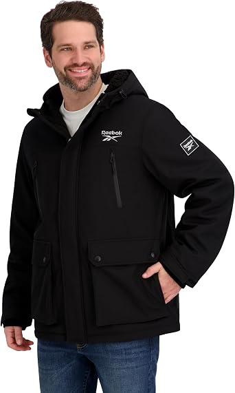 Reebok Men's Insulated Softshell Winter Jacket Jacket (pack of 1)