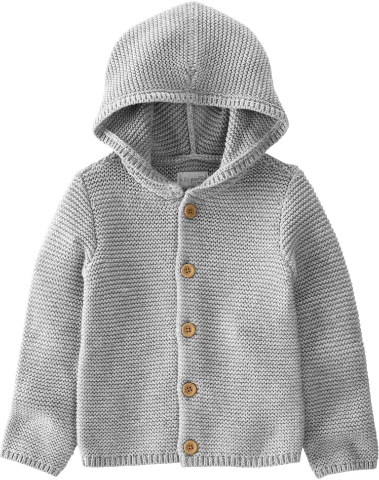 Little Planet by Carter's Girls Organic Cotton Signature Stitch Cardigan
