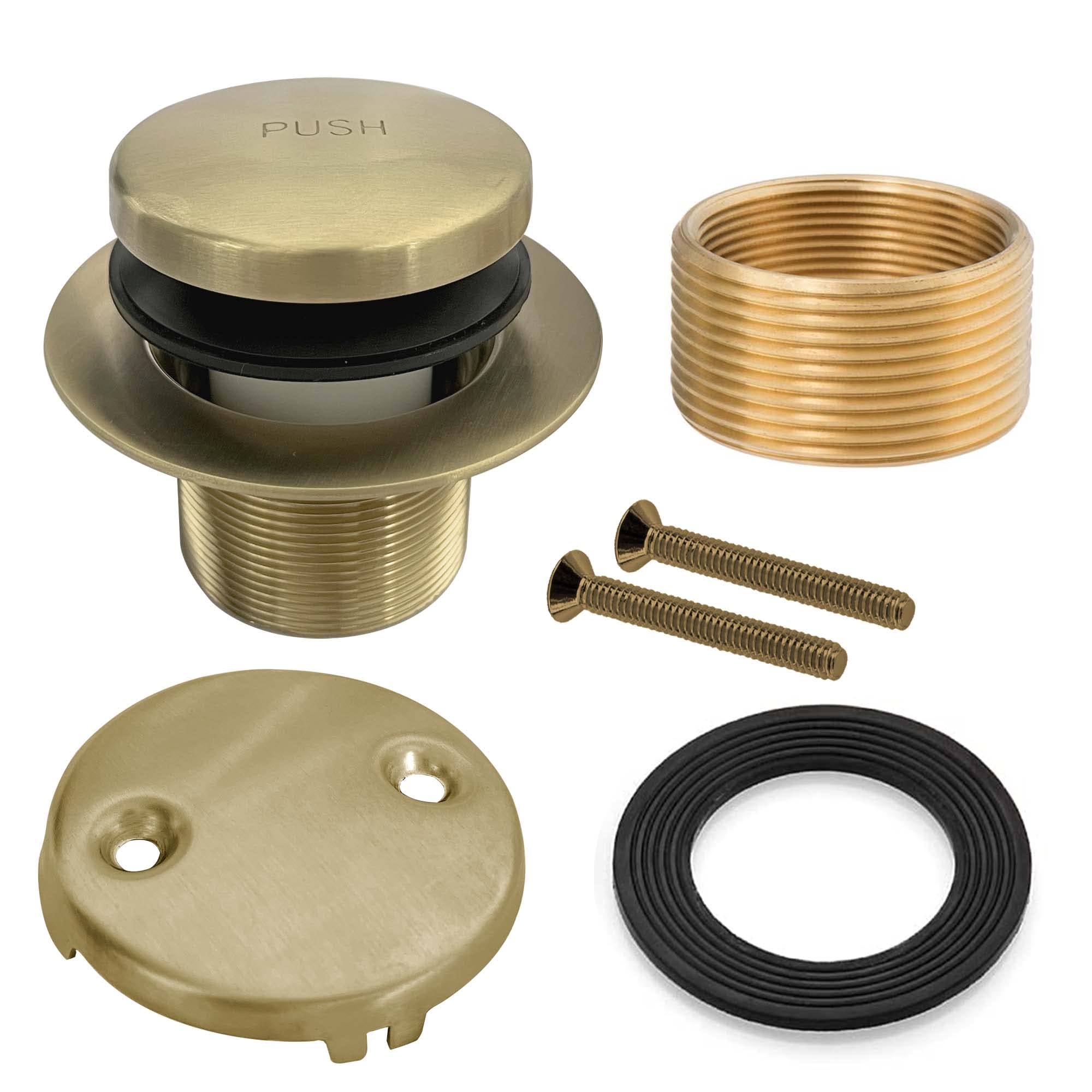 Exakey Tub Drain Gold Tip Toe Bathtub Drain Kit With Two | Desertcart INDIA