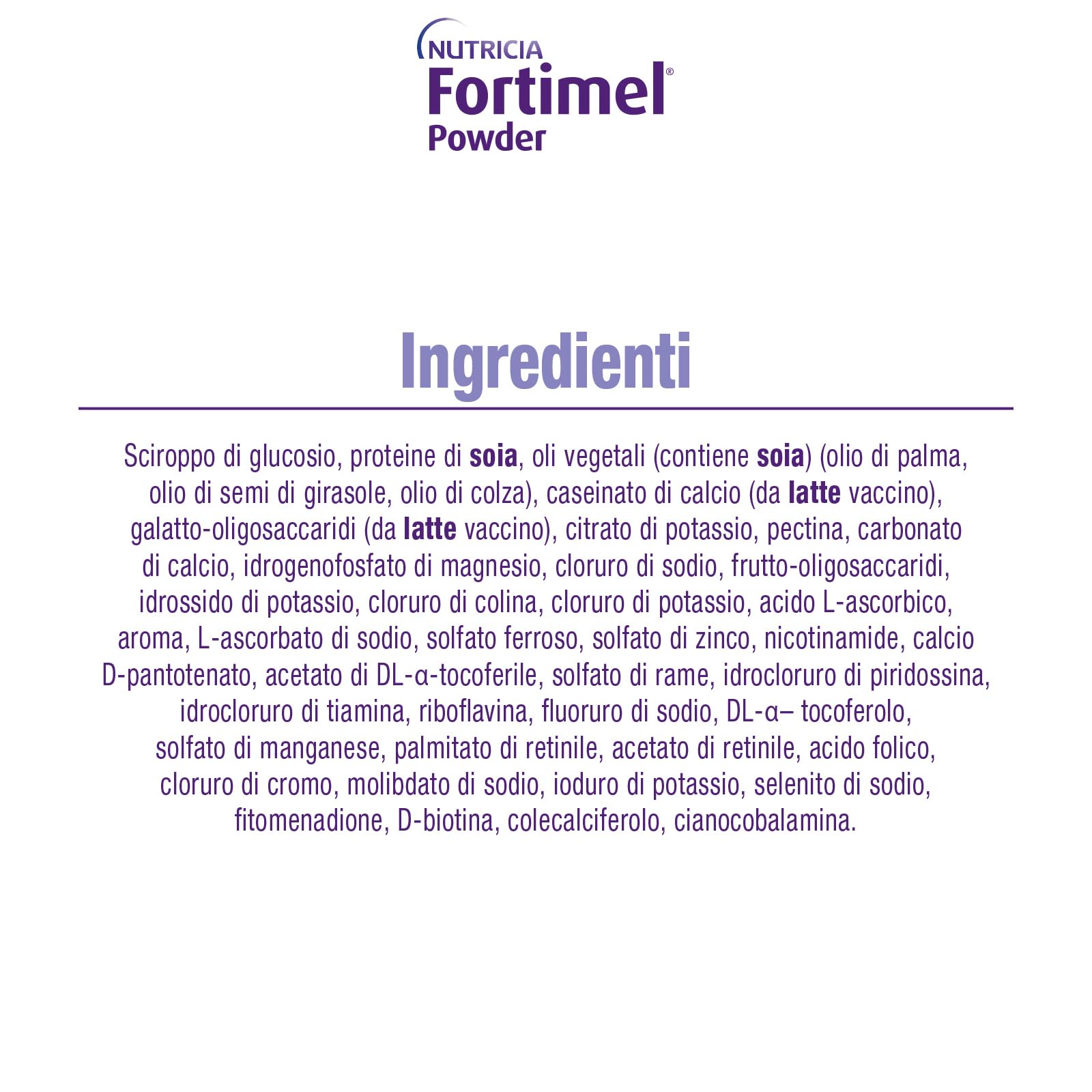 FORTIMEL POWDER - Supplemento in Polvere Ipercalorico e Iperproteico, Nutrizionalmente Completo, utile in caso di Inappetenza e/o Malnutrizione Associata a Patologia, Gusto Neutro - 335g