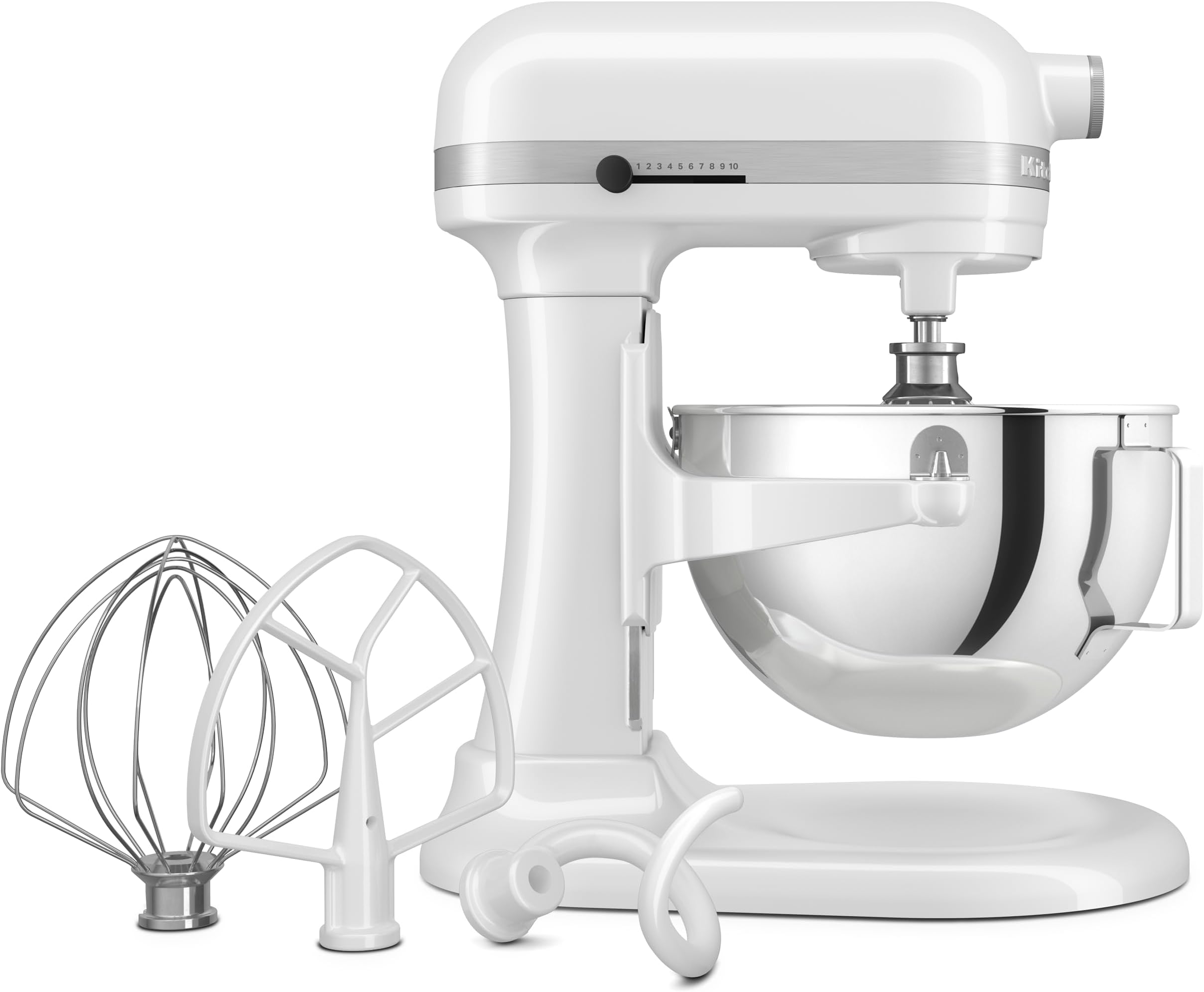 Heavy Duty 5.2 L Bowl Lift Stand Mixer 5.2L - 5KSM55SXXBWH (White)