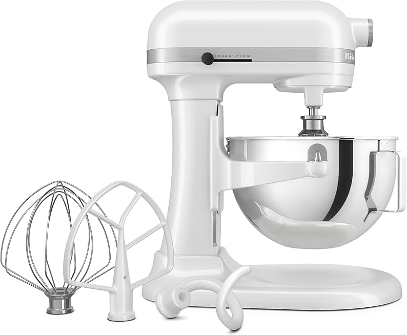 HEAVY DUTY 5.2 L Bowl-Lift Stand Mixer 5KSM55SXXBWH