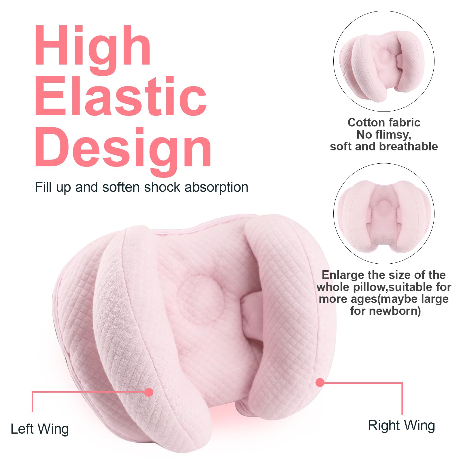 KAKIBLIN Baby Head Neck Support Pillow - Image 3