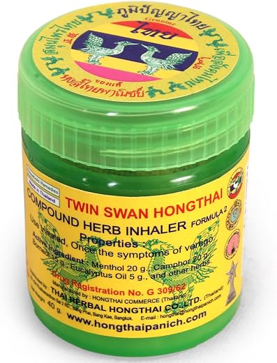 TWIN SWAN HONGTHAI™ Hong Thai Traditional Herbal Inhaler Pack Of 1