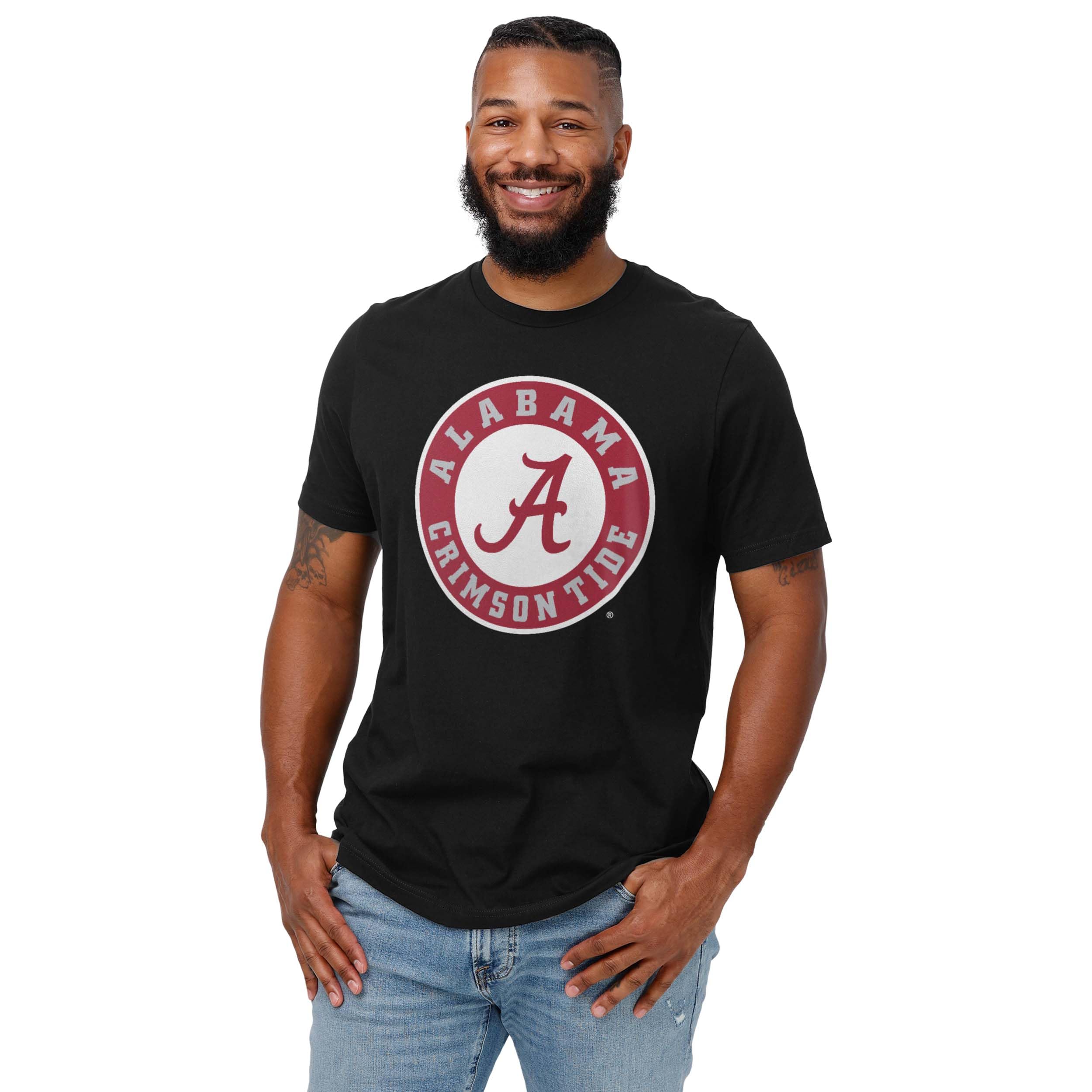 Men's NCAA College Team Logo Short Sleeve T-Shirt