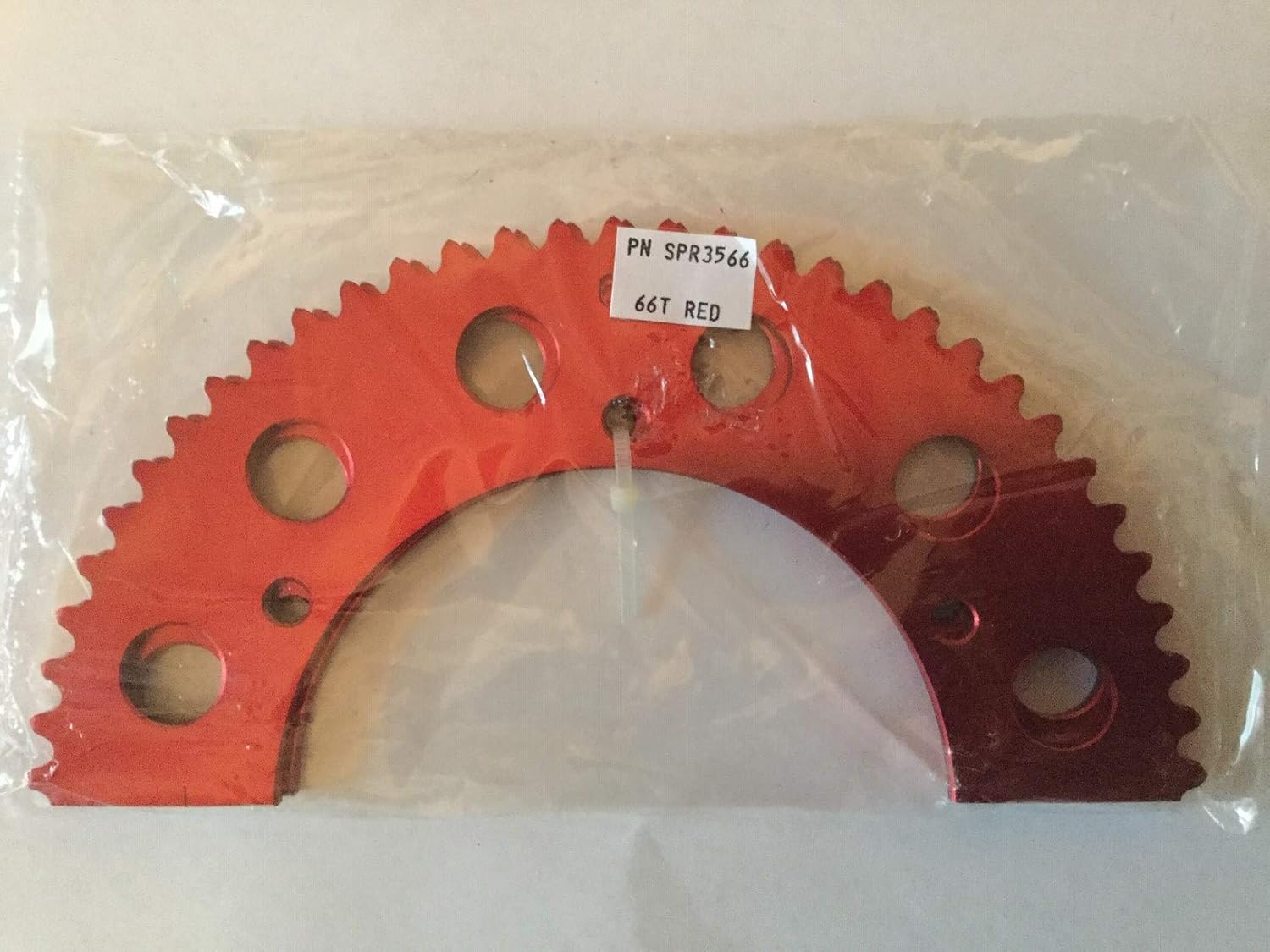Go Kart Racing Sprocket Aluminum 2piece For Use with 35 Chain (66, Red) Size