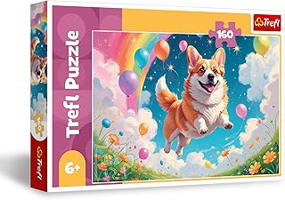 Trefl - Man's Best Friend - Puzzle 160 Pieces - Colourful Puzzle with Dog, Creative Entertainment, Fun for Children from 6 Years product image