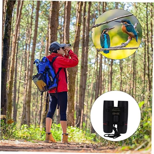 Miniatura 5 de UKCOCO Binoculares plegables de 3 piezas, lentes de ópera plegables para exteriores, binocular para observación de aves, telescopio binocular para