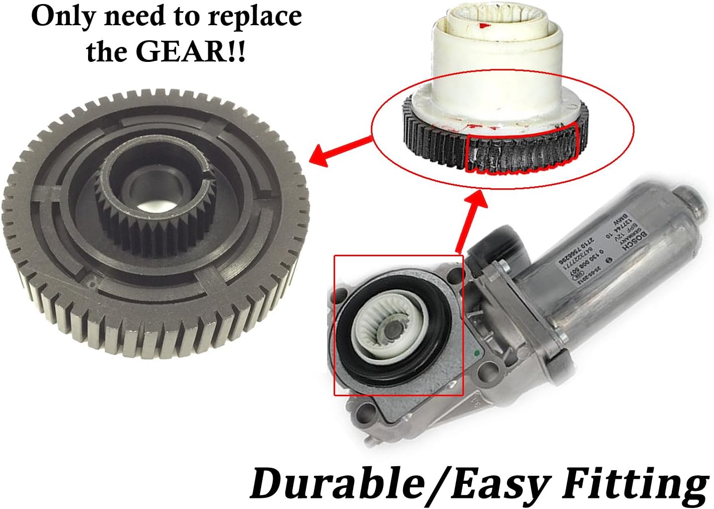 Transfer Case Motor Gear for BMW E53 X5 E83 X3 X6 E71 27107568267