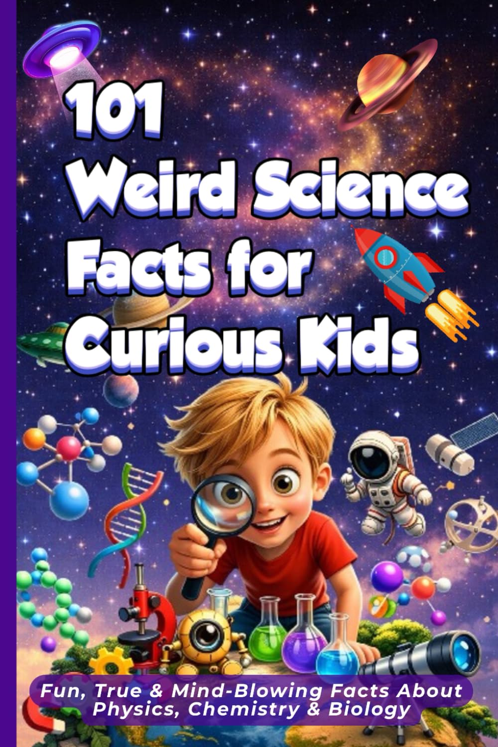 101 Weird Science Facts for Curious Kids: Fun, True & Mind-Blowing Facts About Physics, Chemistry & Biology
