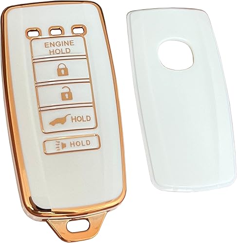 Miniatura 4 de Funda para llavero Acura ILX MDX RDX RLX TLX KR537924100 (para Acura A, blanco)