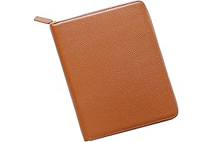 Zippered Leather Cover for Stalogy A6 Notebooks