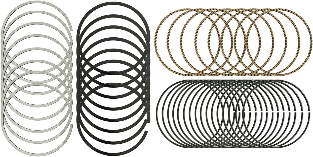 Tokinng Standard Engine Piston Ring Set 41859CP Piston Ring Fits for Chevy GMC 4.8L 5.3L LS Engines 1999-2016