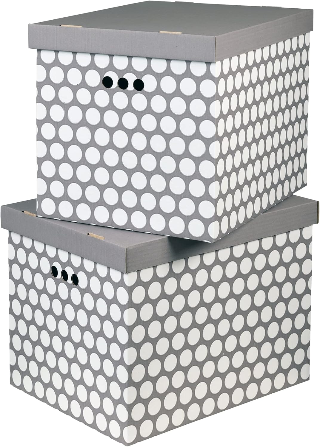 Cardboard Storage Boxes with Lid, Decorative Wardrobe, Closet, Home