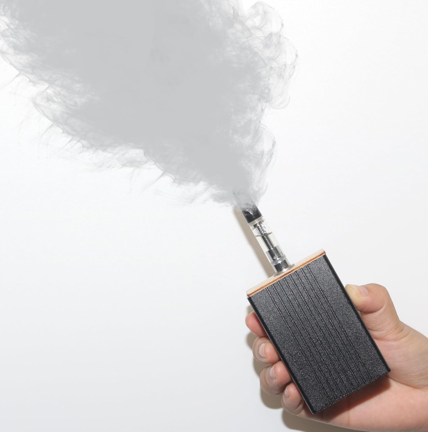 Fog Machine Outdoor Party Remote Handheld Portable Lightweight Smoke Small Machine for DJ Stage indoor (Black)