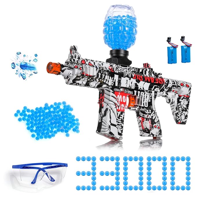 Buy Q3outlet(GRL) Electric Gel Blaster AK47 Gel Splat Gun Automatic