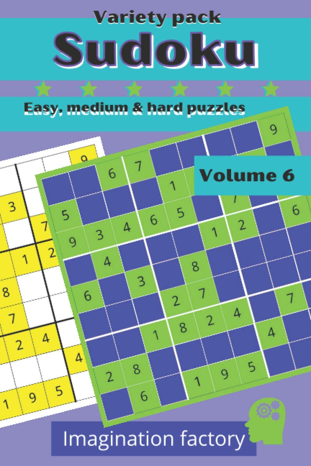 Sudoku variety pack. Easy, medium & hard puzzles: 100 puzzles. 6x9 travel size. Easy to carry (Travel Sudoku variety packs. On the go or at home !)