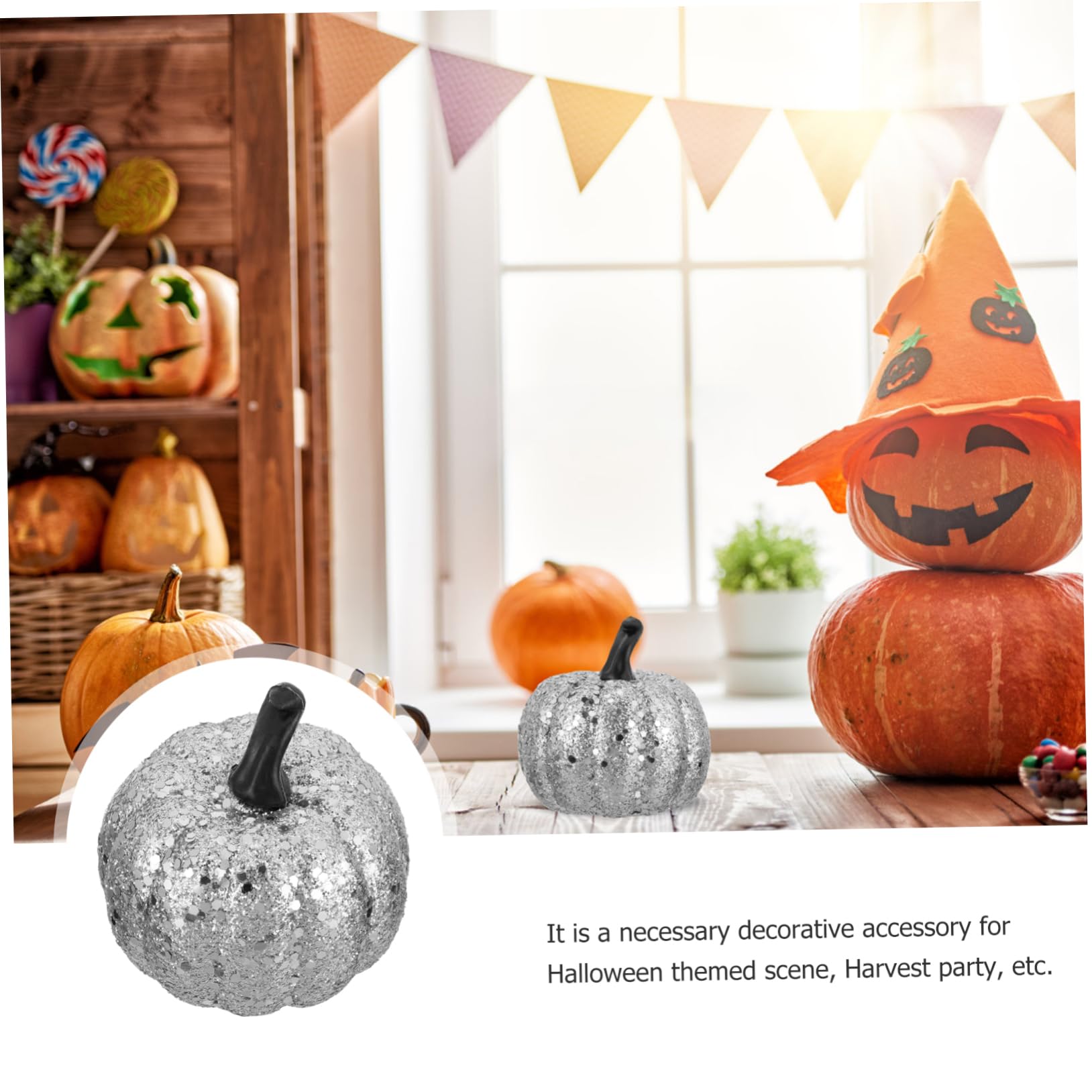 Forme Halloween Décoration Intérieur Modélisation de Citrouille en Mousse Bricolage Artisanat Thanksgiving (Assortie) 6/12pcs Forme Halloween Décoration Intérieur Modélisation de Citrouille en Mousse Bricolage Artisanat Thanksgiving (Assortie) 6/12pcs