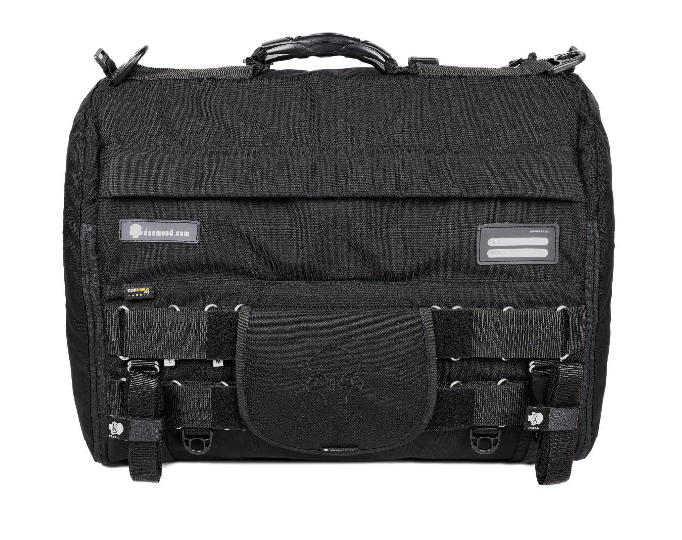 Pet Bag - Bolsa para moto para perros (2-36 kg), impermeable, portátil, con triple ventilación, para equipaje o asiento, de Cordura (doble)