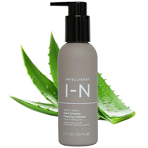 Seed Synergy Foaming Cleanser – 99% Natural, Gentle Face Wash for All Skin Types, with Certified Organic Seed Oils, Sulfate-Free, Antioxidant-Rich, Vegan, Clean Beauty, 5 oz