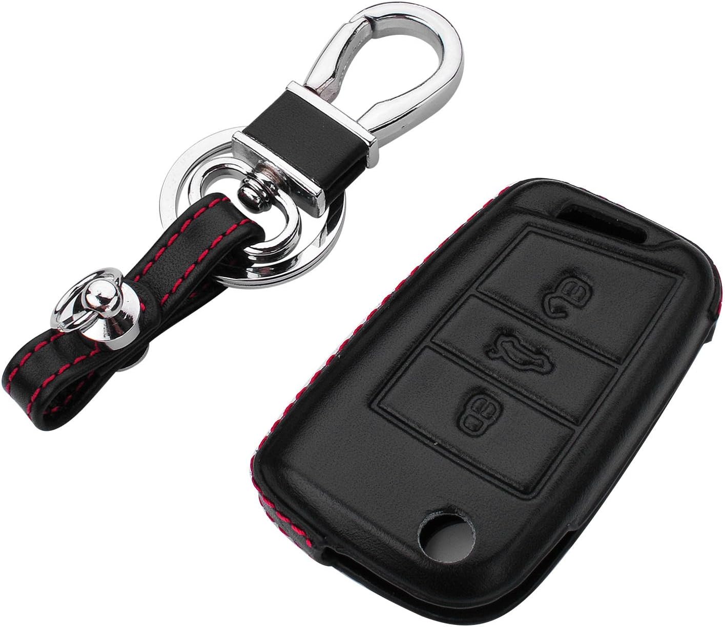 Genuine Leather Key Fob Cover