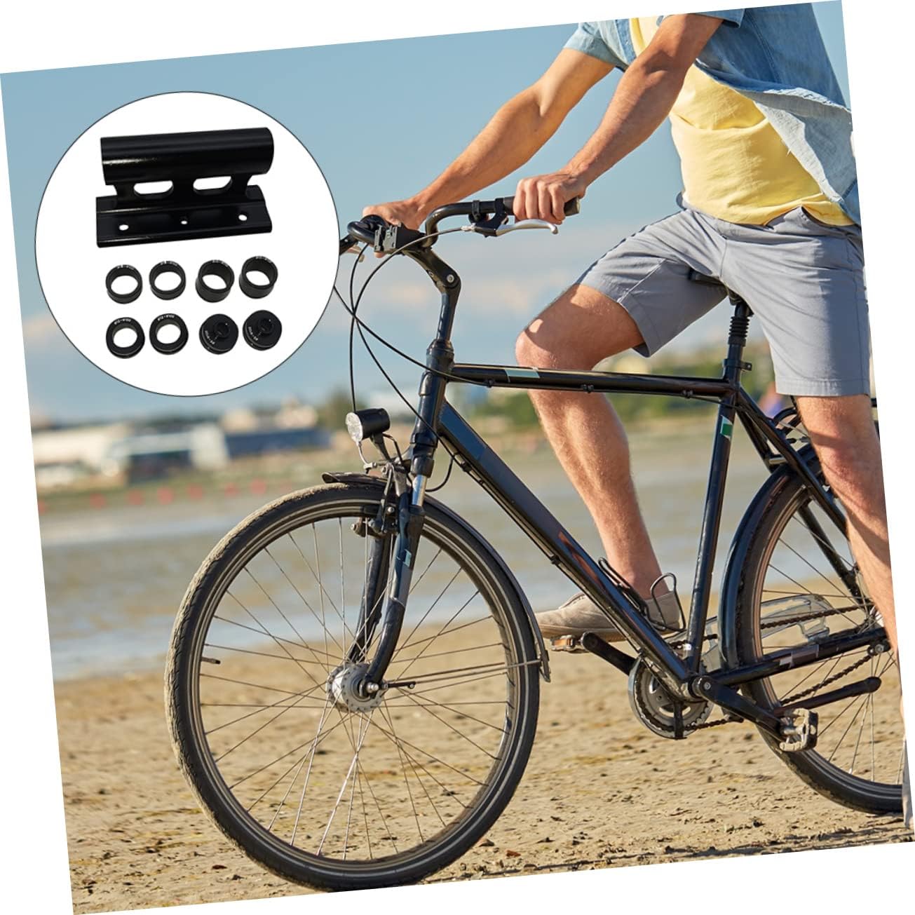 SUPVOX 自転車ルーフラック 道 車用自転車ラック パッド シート 