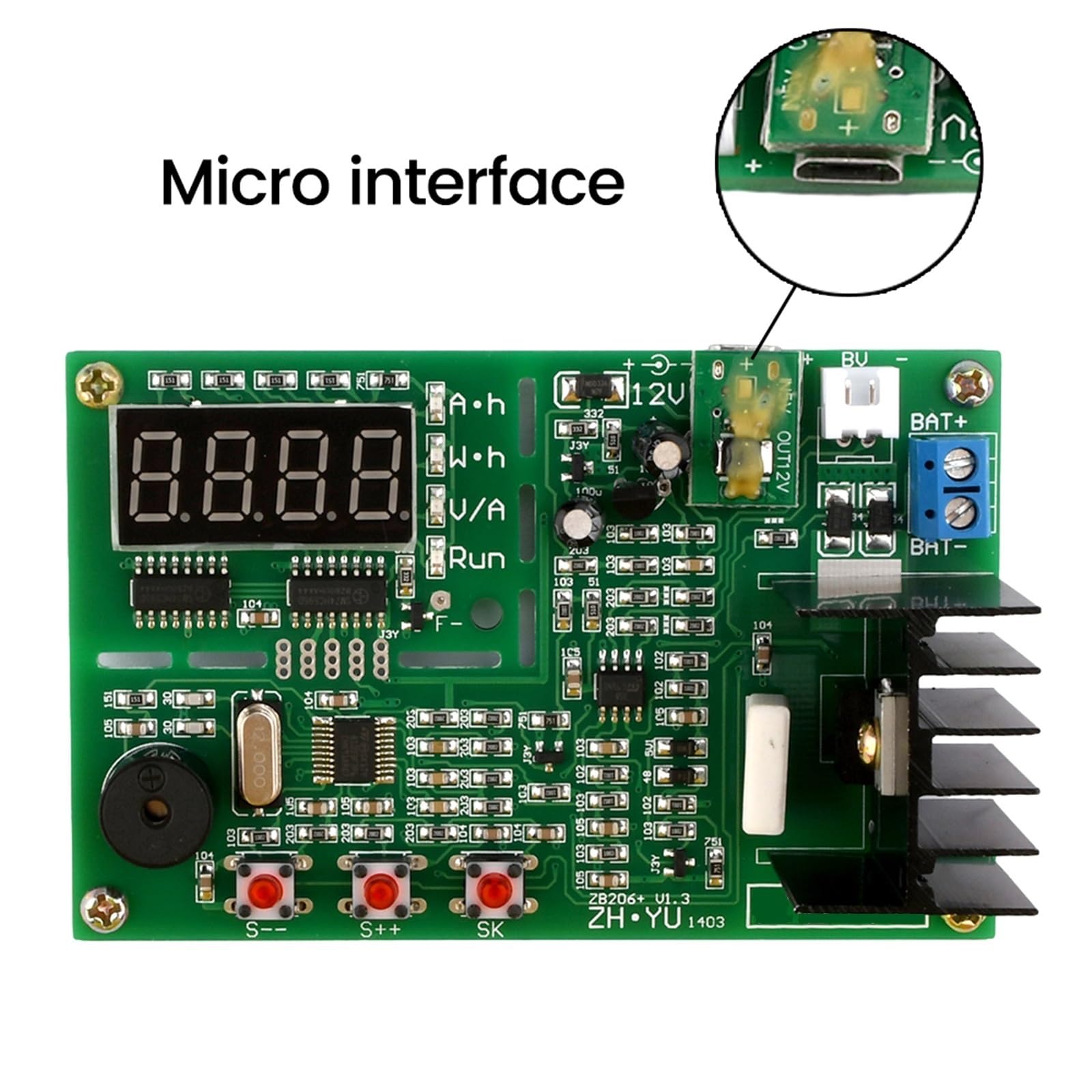 18650 Tester pojemności baterii litowej DC 5V Testowanie rezystancji wewnętrznej baterii z wieloma funkcjami zabezpieczającymi(Micro)