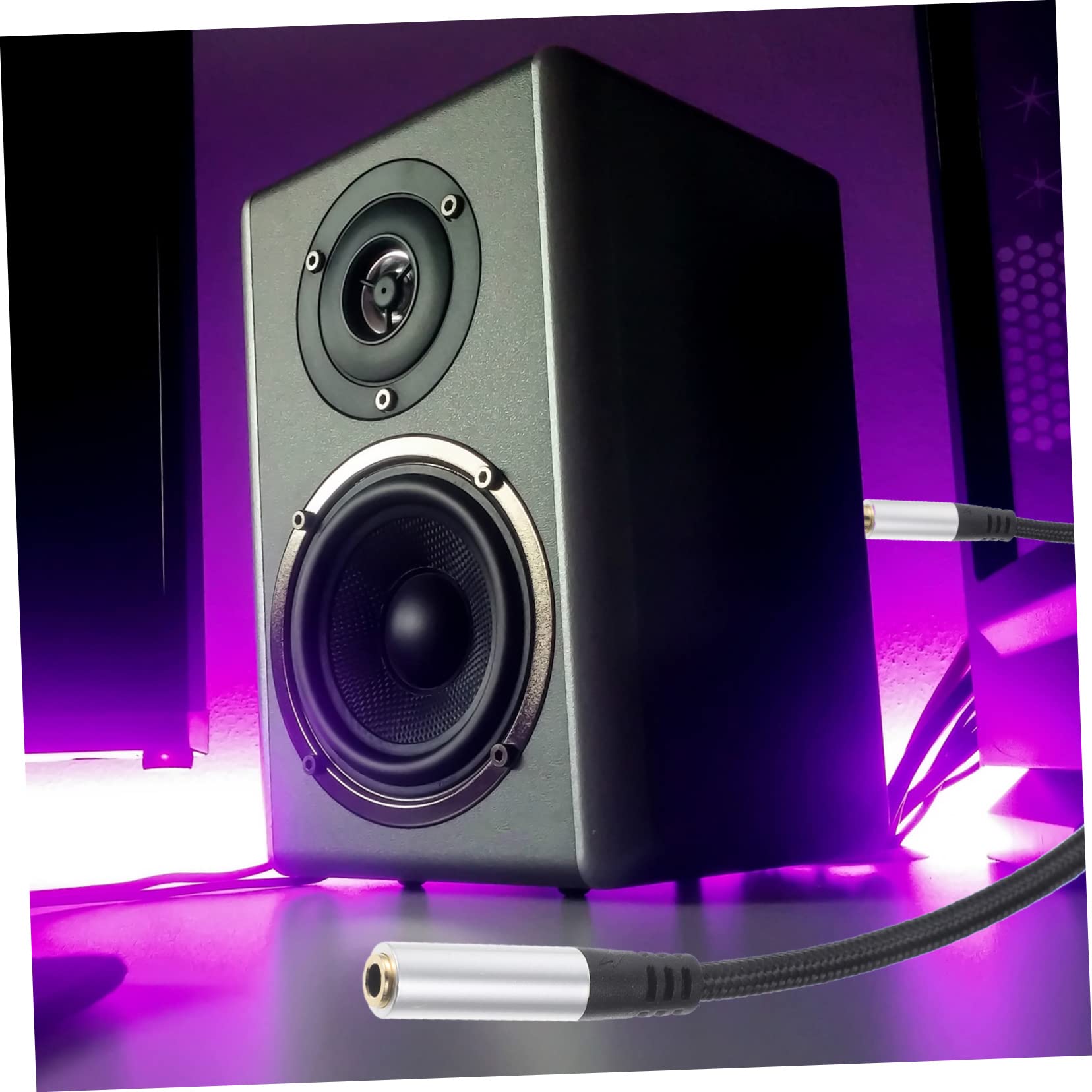 Artibetter 5 Piezas Cable De Audio Macho A Hembra Cable De Teléfono Inteligente De Mandolina De Audio Del Coche Extensión De De Audio De Sonido s De Amplificador