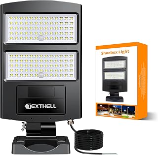 TEXTHELP LED Parking Lot Light Shoebox Light Commercial Outdoor Lighting | 22,500LM 5000K 120° beam IP65 LED shoebox light waterproof commercial outdoor parking roadway yard area lighting slip fitter