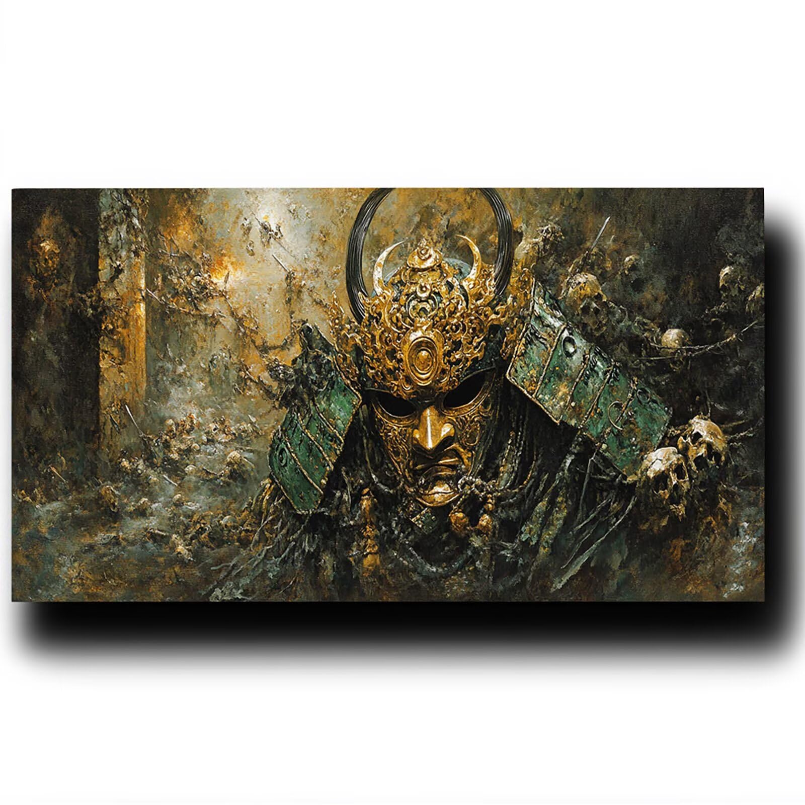DIY Malen nach Zahlen Erwachsene Krieger Malen nach Zahlen ab 7 jahre Mädchen Schlachtfeld Kreativ set für Erwachsene mit Leinwand Acrylfarben set und Pinsel, Bastelset zum Bemalen 100X200cm 9w-5-5