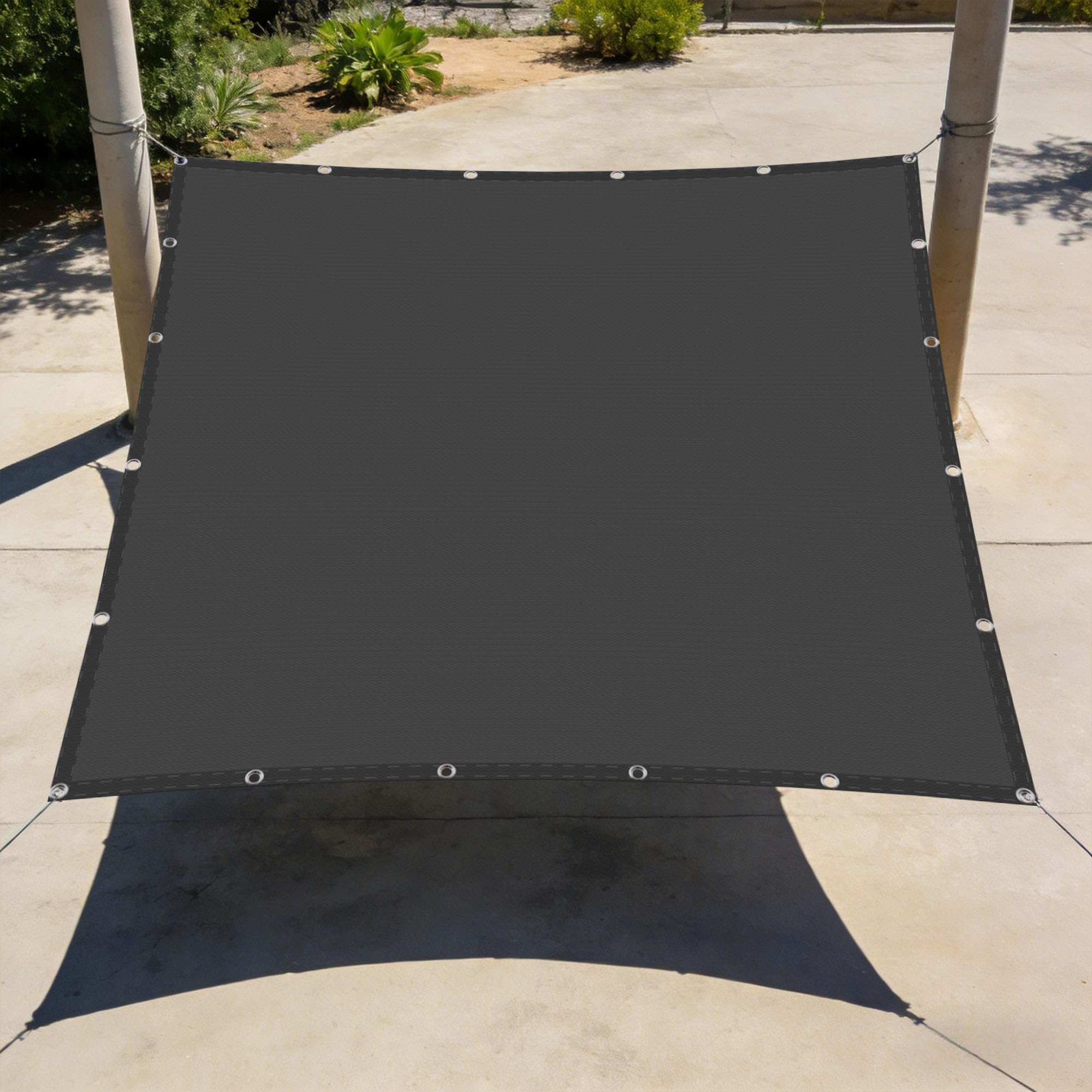Voile d'ombrage pour balcon étroit contre la chaleur et les UV