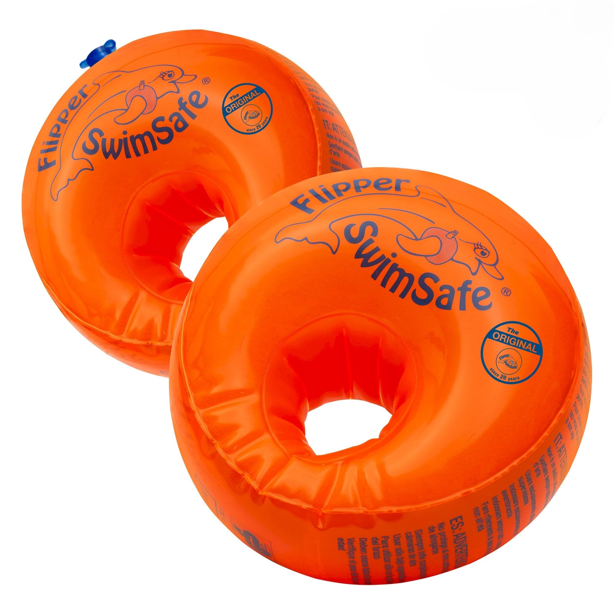 Flipper SwimSafe Aide à la Natation pour Les Tout-Petits, brassards avec Noyau en Mousse PE incassable pour Apprendre à Nager, vainqueur du Test Stiftung Warentest 05/2024