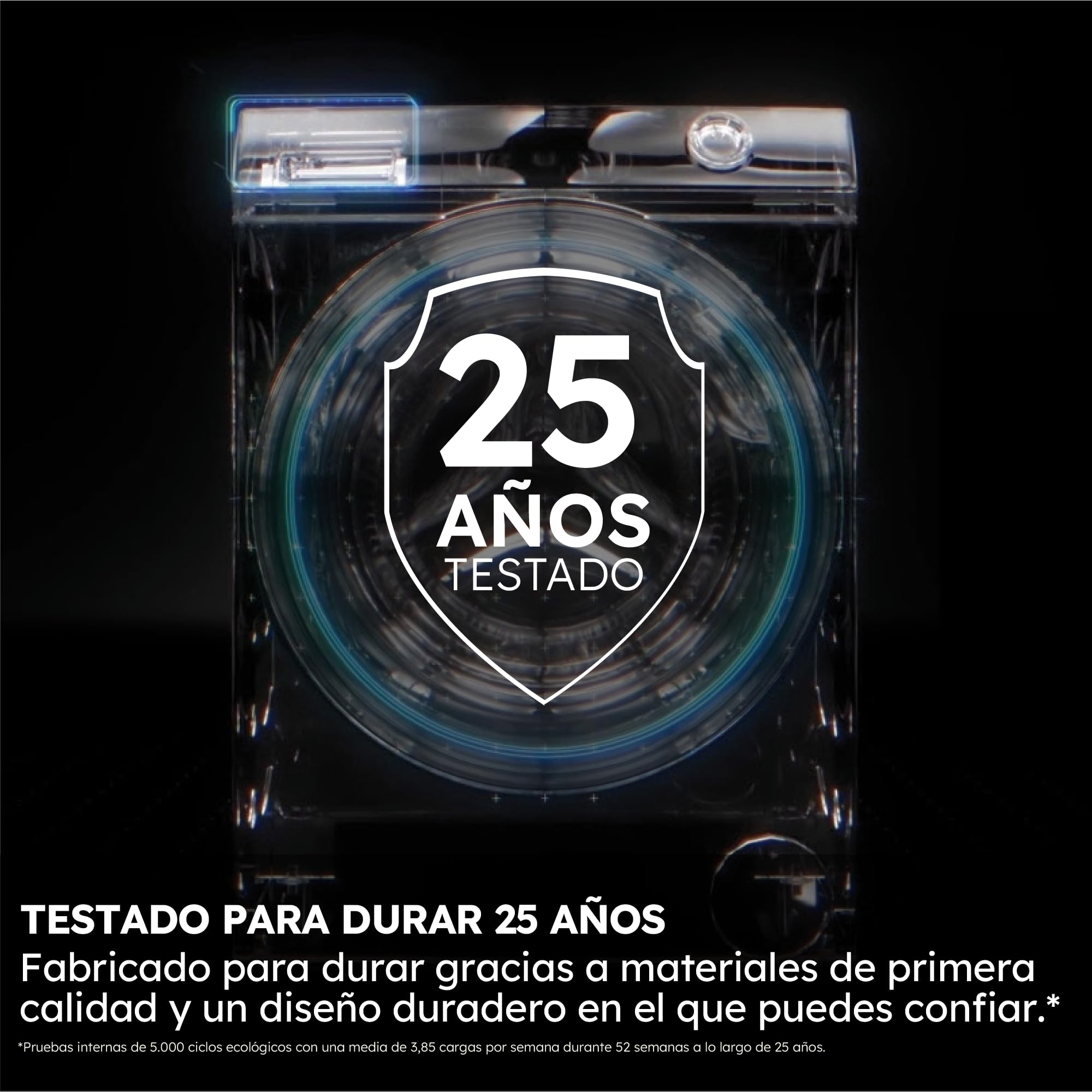 Haier X9 Series HW90-B14387U1-IB Lavadora Carga Frontal 9KG, Clase A -35%, Función Vapor, Motor Direct Motion, Display Digital, 1400RPM, Ultra Fresh Air, Libre Instalación, 14Programas, Blanco