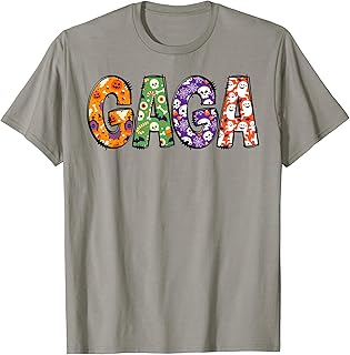 Funny Halloween Costumes Gaga For Women Matching Halloween T-Shirt