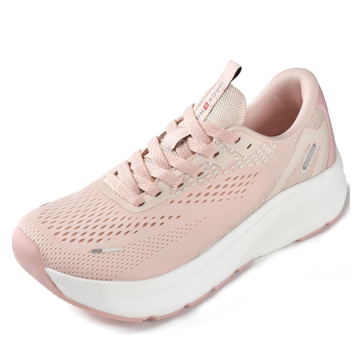 JACKSHIBO Sapatos masculinos com bico largo, suporte de arco, tênis de largura larga para corrida, caminhada, tênis, ortopédico, fascite plantar, treino, com sola grossa…