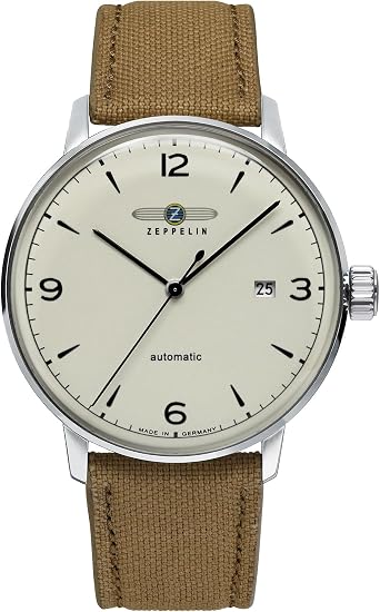Zeppelin 8064-5_N Mens Casual Watch, Sustainable Planet Edition, Brown, Beige